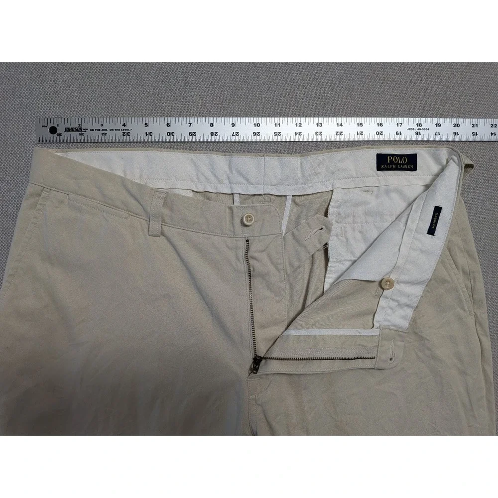 Polo Ralph Lauren Chinos Men's Khaki 40x32 Classic Fit Cotton Pants